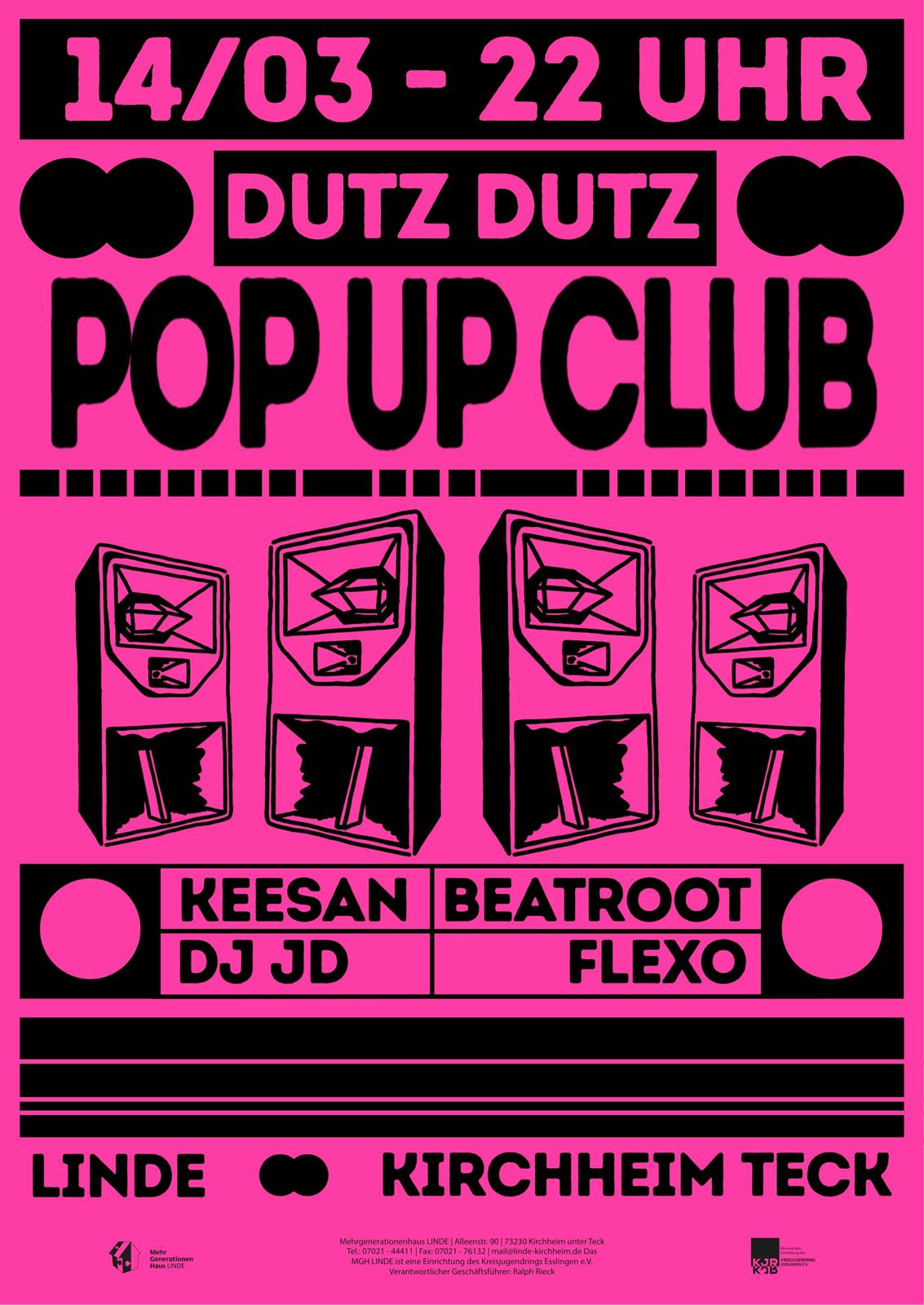 Veranstaltungsbild für DutzDutz Pop-Up Club